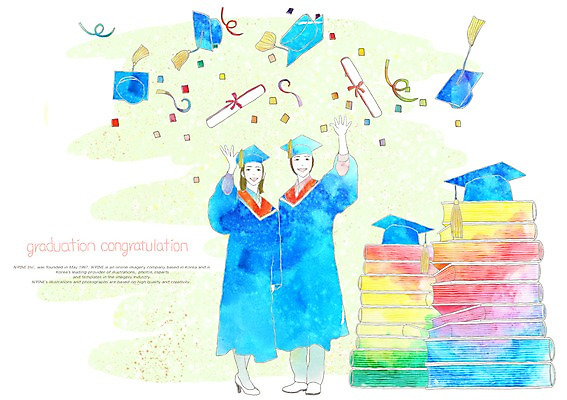 전신 PSD 모자 학생 여자 남자 일러스트 학사모 졸업 수채화 새출발 새로움 졸업생 서기 사람 손짓 20대 성인 두명 책 친구 손들기 희망 우정 꿈 졸업가운 던지기 시작 긍정 청년만 성인만 국내일러스트 모자_잡화 잡화 교육 감정 컨셉 관계 모션 청년 가운 출발 파일형식