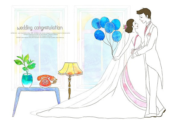 전신 PSD 식물 응시 드레스 여자 남자 화분 화초 신부 웨딩드레스 신랑 결혼 일러스트 안기 탁자 수채화 새출발 새로움 서기 들기 사람 정장 턱시도 성인 두명 마주보기 희망 꿈 스탠드 전화기 시작 긍정 풍선 성인만 국내일러스트 시선 옷 감정 가구 컨셉 모션 조명 이벤트 출발 파일형식