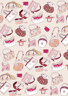 PSD 문양 백그라운드 무늬 패턴 가방 일러스트 벽지 사람없음 패턴백그라운드 핸드백 지갑 포장지 오브젝트 크로스백 숄더백 토트백 힙색 파우치 국내일러스트 잡화 포장 파일형식