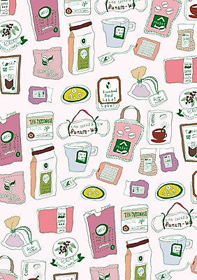 PSD 문양 음료 백그라운드 무늬 패턴 일러스트 벽지 사람없음 컵 머그컵 패턴백그라운드 차 녹차 포장지 오브젝트 티백 녹차티백 허브차 국내일러스트 식기 포장 차_음료 파일형식