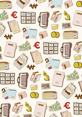 PSD 문양 기호 백그라운드 지폐 돈 무늬 패턴 서류가방 가방 일러스트 비즈니스 벽지 사람없음 달러 동전 패턴백그라운드 유로 원화 화폐기호 신문 포장지 오브젝트 파일 파일함 국내일러스트 문자 잡화 포장 간행물 사무용품 뉴스 재산 화폐 파일형식
