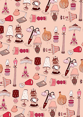 PSD 문양 백그라운드 무늬 패턴 일러스트 벽지 전등 조명 사람없음 패턴백그라운드 등불 스탠드 램프 포장지 오브젝트 샹들리에 스포트라이트 국내일러스트 포장 파일형식