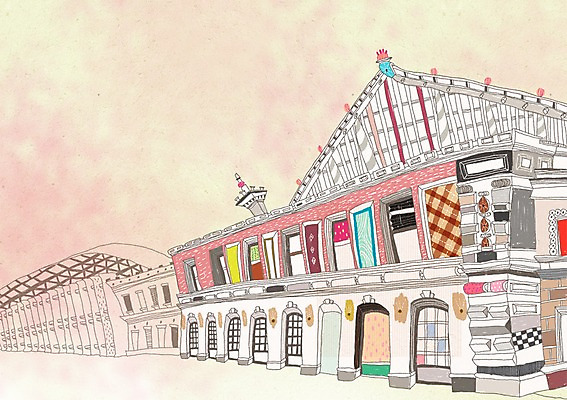 PSD 해외 건축물 건축 유럽 해외여행 여행 백그라운드 일러스트 풍경 사람없음 건물 관광지 프랑스 도시 세계여행 세계명소 복잡 프로방스 국내일러스트 나라 컨셉 세계 파일형식