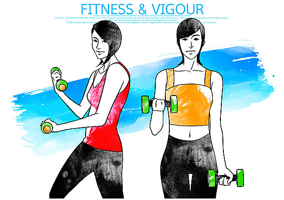 PSD 라이프스타일 여자 포즈 몸매관리 일러스트 건강 관리 서기 들기 사람 상반신 성인 두명 라이프 운동복 운동 건강관리 헬스 아령 헬스장 목표 열정 체력단련장 여자만 성인여자만 성인만 국내일러스트 옷 감정 컨셉 다이어트 모션 생활 파일형식