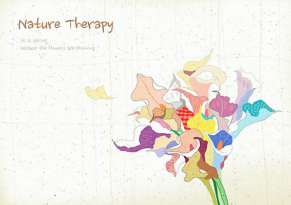 PSD 식물 꽃잎 꽃 줄기 컬러 꽃다발 여러송이 백그라운드 꽃백그라운드 일러스트 자연 사람없음 컬러풀 화려 우아함 신비 카라 국내일러스트 다수 컨셉 생태계 파일형식