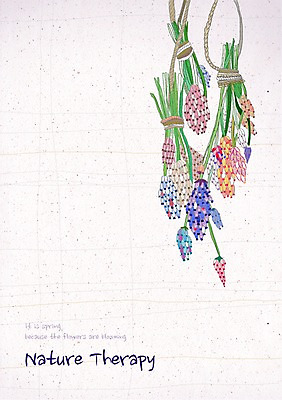 PSD 식물 꽃 밧줄 줄 컬러 꽃다발 여러송이 백그라운드 꽃백그라운드 일러스트 자연 사람없음 컬러풀 화려 우아함 신비 묶기 라벤더 국내일러스트 다수 컨셉 모션 허브 생태계 파일형식