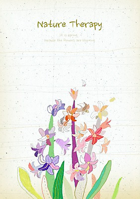 PSD 식물 꽃 줄기 컬러 여러송이 백그라운드 잎 꽃백그라운드 일러스트 자연 사람없음 컬러풀 화려 우아함 신비 히아신스 국내일러스트 다수 컨셉 생태계 파일형식