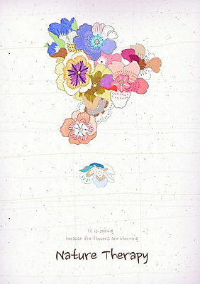 PSD 식물 꽃 컬러 여러송이 백그라운드 꽃백그라운드 일러스트 자연 사람없음 컬러풀 화려 우아함 신비 앵초 국내일러스트 다수 컨셉 생태계 파일형식