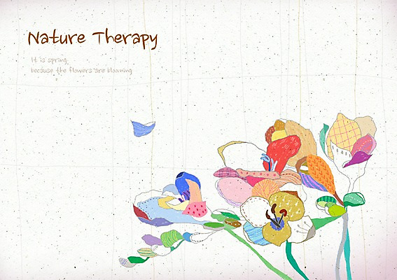 PSD 식물 꽃잎 꽃 줄기 컬러 여러송이 백그라운드 잎 꽃백그라운드 일러스트 자연 사람없음 컬러풀 화려 우아함 신비 프리지어 국내일러스트 다수 컨셉 생태계 파일형식