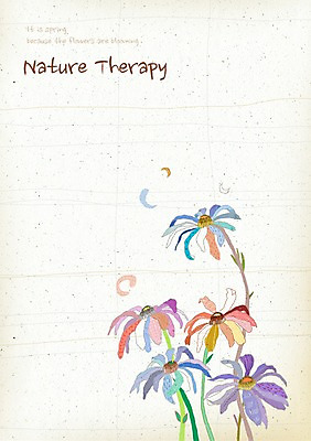 PSD 식물 꽃잎 꽃 줄기 컬러 여러송이 백그라운드 꽃백그라운드 일러스트 자연 사람없음 컬러풀 화려 우아함 신비 구절초 국내일러스트 다수 컨셉 생태계 파일형식