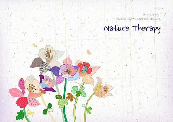 PSD 식물 꽃잎 꽃 줄기 컬러 여러송이 백그라운드 잎 꽃백그라운드 일러스트 자연 사람없음 컬러풀 화려 우아함 신비 매발톱꽃 국내일러스트 다수 컨셉 생태계 파일형식