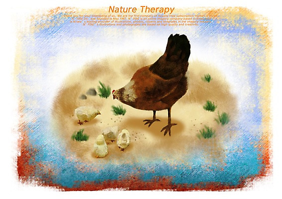 PSD 식물 동물 새끼 백그라운드 여러마리 일러스트 자연 조류 병아리 사람없음 닭 풀 어미 모이 먹이 자연백그라운드 국내일러스트 다수 생태계 파일형식