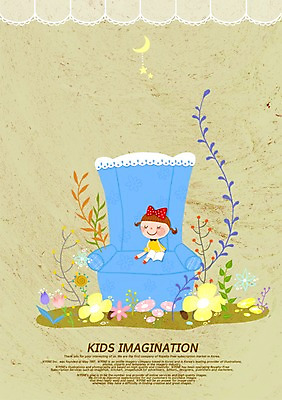 전신 PSD 식물 여자 꽃 별 리본 어린이 잎 의자 일러스트 상상 함께함 상상일러스트 한명 미소 웃음 사람 앉기 소녀 판타지 마을 달 어린이상상 소통 여자만 여자한명만 어린이만 소녀만 소녀한명만 동심 국내일러스트 자연요소 1 가구 컨셉 모션 표정 파일형식