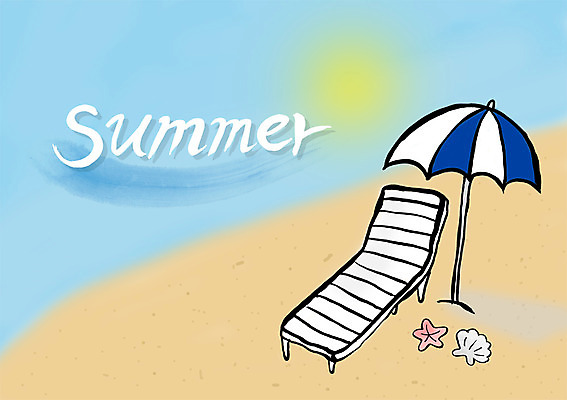 PSD 문자 손글씨 알파벳 영어 바다 백그라운드 일러스트 캘리그라피 휴가 조개 풍경 타이포그라피 글자캘리그라피 해변 사람없음 여름 단어 여름휴가 바캉스 모래사장 파라솔 선베드 국내일러스트 계절 의자 어패류 파일형식 여름_계절
