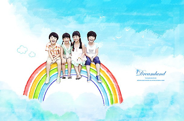 전신 PSD 동물 구름 편집이미지 여자 기념일 남자 어린이 무지개 조류 하늘 미소 웃음 사람 앉기 소녀 이벤트 소년 여러명 공휴일 어린이날 5월 즐거움 5월행사 어린이만 이미지편집 자연요소 감정 다수 모션 표정 날짜 파일형식