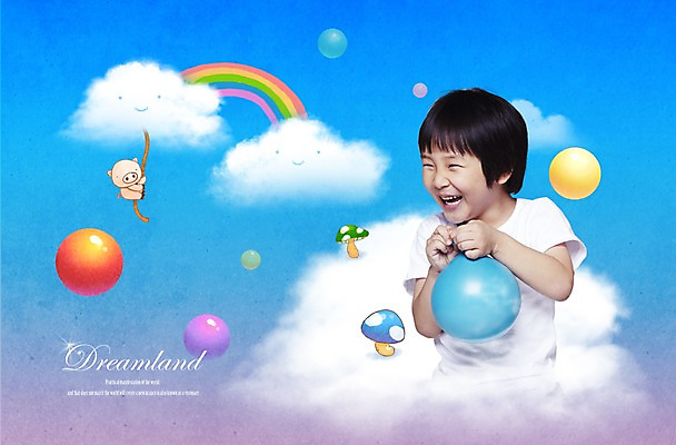 PSD 동물 구름 편집이미지 기념일 남자 어린이 줄 무지개 포유류 놀이 하늘 한명 미소 웃음 사람 이벤트 소년 상반신 공휴일 버섯 돼지 어린이날 5월 즐거움 5월행사 풍선 남자만 남자한명만 어린이만 소년만 소년한명만 이미지편집 자연요소 1 감정 표정 날짜 파일형식