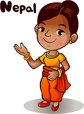 전신 외국인 캐릭터 전통 옷 여자 아시아 외국문화 일러스트 장신구 팔찌 안내 한명 서기 미소 웃음 사람 동양인 인종 손짓 손들기 귀걸이 전통의상 알림 네팔 복식 네팔인 여자만 여자한명만 일러캐릭터 AI파일 1 나라 문화 모션 표정 파일형식 벡터