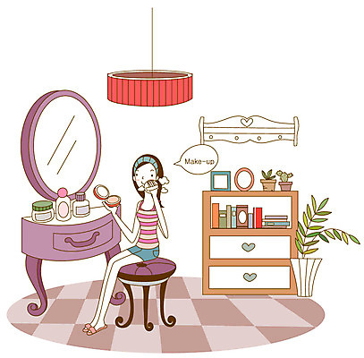 전신 식물 우먼라이프 라이프스타일 여자 화분 화초 액자 의자 일러스트 전등 한명 들기 사람 앉기 20대 라이프 책 화장 화장품 거울 서랍장 바르기 화장대 파우더 몸단장 여자만 여자한명만 성인여자만 청년만 청년여자만 성인한명만 청년여자한명만 성인여자한명만 성인만 국내일러스트 AI파일 1 가구 모션 조명 청년 생활 뷰티 파일형식 벡터