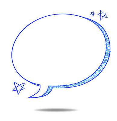 배너 별 컬러 백그라운드 말풍선 생각 일러스트 상상 안내 아이디어 프레임 틀 사람없음 파란색 알림 국내일러스트 AI파일 자연요소 컨셉 파일형식 벡터