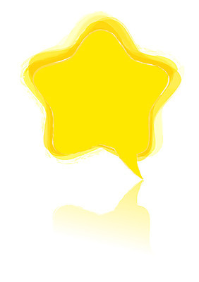 배너 별 컬러 백그라운드 말풍선 생각 일러스트 상상 안내 아이디어 프레임 틀 사람없음 노란색 알림 국내일러스트 AI파일 자연요소 컨셉 파일형식 벡터