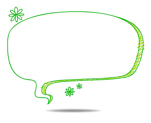 식물 배너 꽃 컬러 백그라운드 말풍선 생각 꽃무늬 일러스트 상상 안내 아이디어 프레임 틀 사람없음 초록색 알림 국내일러스트 AI파일 컨셉 무늬 파일형식 벡터