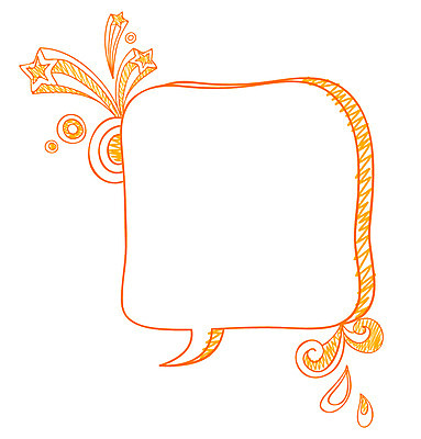 배너 컬러 백그라운드 말풍선 생각 일러스트 상상 안내 아이디어 프레임 틀 사람없음 주황색 낙서 알림 국내일러스트 AI파일 컨셉 파일형식 벡터