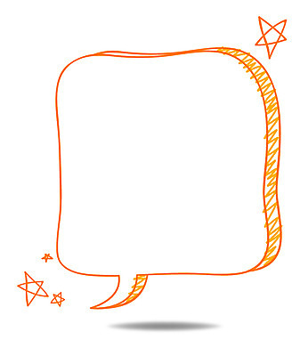 배너 별 컬러 백그라운드 말풍선 생각 일러스트 상상 안내 아이디어 프레임 틀 사람없음 주황색 알림 국내일러스트 AI파일 자연요소 컨셉 파일형식 벡터