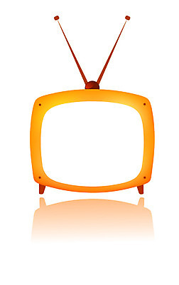 배너 컬러 백그라운드 말풍선 생각 일러스트 상상 안내 아이디어 프레임 틀 사람없음 주황색 텔레비전 알림 국내일러스트 AI파일 컨셉 전자제품 파일형식 벡터