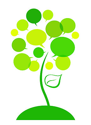 나무 식물 배너 백그라운드 말풍선 잎 생각 일러스트 상상 자연 나뭇잎 안내 아이디어 프레임 틀 사람없음 알림 국내일러스트 AI파일 컨셉 생태계 파일형식 벡터