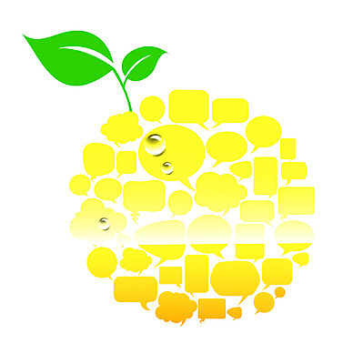 배너 열매 컬러 백그라운드 말풍선 생각 오렌지 과일 일러스트 상상 안내 아이디어 프레임 틀 사람없음 노란색 주황색 알림 국내일러스트 AI파일 식물 컨셉 파일형식 벡터