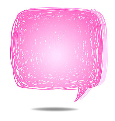 배너 분홍색 컬러 백그라운드 말풍선 생각 일러스트 상상 안내 아이디어 프레임 틀 사람없음 낙서 알림 국내일러스트 AI파일 컨셉 파일형식 벡터