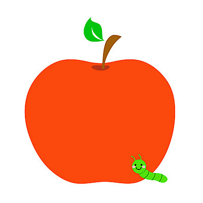 동물 배너 열매 곤충 백그라운드 말풍선 생각 과일 일러스트 상상 안내 아이디어 프레임 틀 사람없음 벌레 사과 알림 애벌레 국내일러스트 AI파일 식물 컨셉 파일형식 벡터