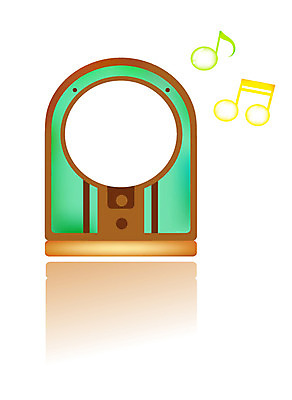 배너 음악 백그라운드 말풍선 생각 음표 일러스트 상상 안내 아이디어 프레임 틀 사람없음 알림 라디오 국내일러스트 AI파일 기호 컨셉 문화예술 전자제품 파일형식 벡터