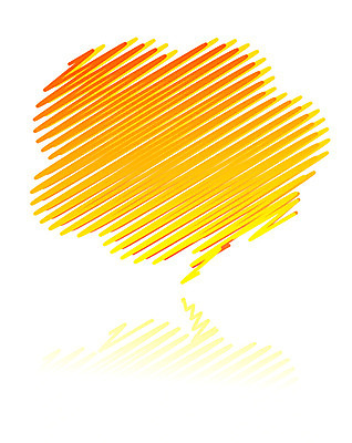 구름 배너 컬러 백그라운드 말풍선 생각 일러스트 상상 안내 아이디어 프레임 틀 사람없음 주황색 낙서 알림 국내일러스트 AI파일 자연요소 컨셉 파일형식 벡터