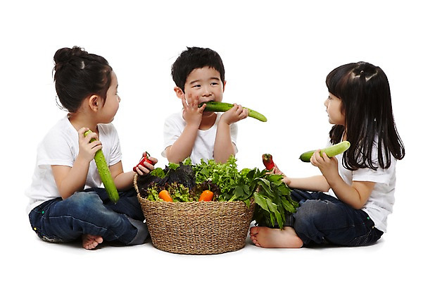 포토 JPG 스튜디오촬영 전신 라이프스타일 웰빙 여자 남자 어린이라이프 어린이 음식 채소 자연 오이 파프리카 실내 건강 들기 누끼 사람 앉기 동양인 소녀 소년 세명 친구 농작물 바구니 소쿠리 환경 유치원 유치원생 한국인 반팔티셔츠 청바지 상추 먹기 친환경 유기농 채식 어린이만 국내포토 교육 티셔츠 농업 바지 관계 모션 인종 내부 생활 생태계 파일형식