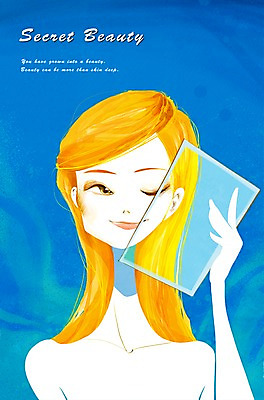 PSD 우먼라이프 라이프스타일 여자 일러스트 한명 사람 성인 라이프 신체부위 뷰티 희망 자신감 변화 성형수술 전 턱 기념사진 전후 여자만 여자한명만 성인여자만 성인만 국내일러스트 1 감정 음식 컨셉 생활 비교 수술 파일형식