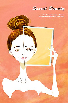 PSD 우먼라이프 라이프스타일 여자 일러스트 한명 사람 성인 라이프 신체부위 뷰티 희망 자신감 변화 성형수술 쌍꺼풀 쌍꺼풀수술 안구 여자만 여자한명만 성인여자만 성인만 국내일러스트 1 감정 컨셉 생활 눈_신체부위 수술 파일형식