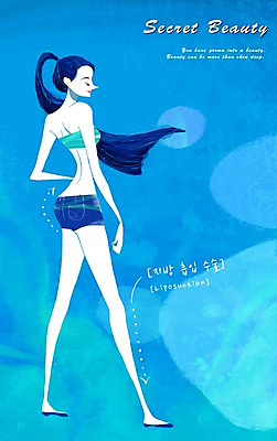 전신 PSD 우먼라이프 라이프스타일 여자 일러스트 한명 서기 사람 성인 라이프 뷰티 희망 자신감 변화 성형수술 몸매 S라인 여자만 여자한명만 성인여자만 성인만 국내일러스트 1 감정 컨셉 모션 생활 수술 파일형식