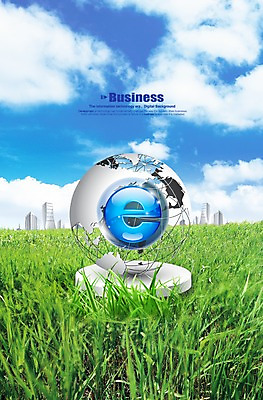 PSD 식물 구름 편집이미지 지구 인터넷 비즈니스 하늘 스마트라이프 빌딩 잔디 초원 사람없음 건물 풀 E 스마트 이미지편집 자연요소 라이프스타일 건축물 알파벳 컨셉 파일형식