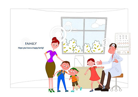 전신 PSD 나무 식물 구름 여자 남자 딸 아들 어린이 잎 의자 일러스트 창문 가정 가족 엄마 나뭇잎 함께함 병원 주사기 미소 웃음 사람 소녀 소년 여러명 성인 부모 화목 의사 자녀 책상 다자녀 다자녀가족 보건소 예방접종 국내일러스트 자연요소 가구 다수 컨셉 의학 관계 의료기기 표정 의료진 접종 파일형식