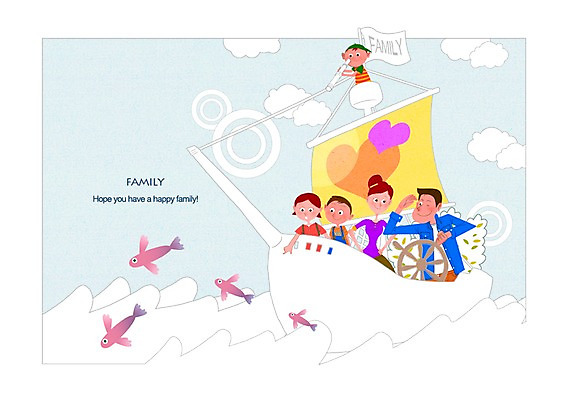 PSD 구름 여자 남자 딸 아들 어린이 파도 바다 일러스트 가정 가족 엄마 함께함 항해 어류 미소 웃음 사람 소녀 소년 여러명 성인 해변 부모 바다동물 화목 망원경 자녀 하트 아빠 범선 다자녀 다자녀가족 날치 선박 국내일러스트 자연요소 모양 동물 다수 컨셉 수상교통 배_교통 관계 표정 수중동물 파일형식