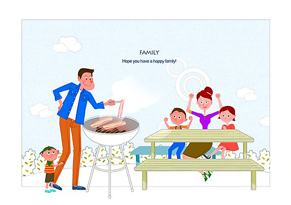 전신 PSD 나무 식물 구름 여자 남자 딸 아들 어린이 잎 일러스트 가정 가족 탁자 엄마 나뭇잎 함께함 육류 미소 웃음 사람 손짓 소녀 소년 여러명 성인 부모 소풍 화목 자녀 아빠 바비큐 삼겹살 육식 다자녀 다자녀가족 국내일러스트 자연요소 음식 가구 다수 컨셉 식재료 관계 모션 표정 돼지고기 야외활동 파일형식