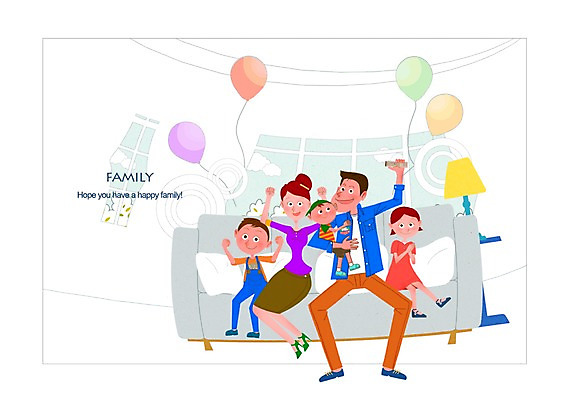 전신 PSD 여자 남자 딸 아들 어린이 일러스트 창문 가정 가족 응원 엄마 조명 함께함 미소 웃음 사람 앉기 손짓 소녀 소년 여러명 성인 부모 소파 화목 기쁨 자녀 스탠드 아빠 리모컨 풍선 다자녀 다자녀가족 국내일러스트 감정 다수 컨셉 의자 관계 모션 표정 파일형식