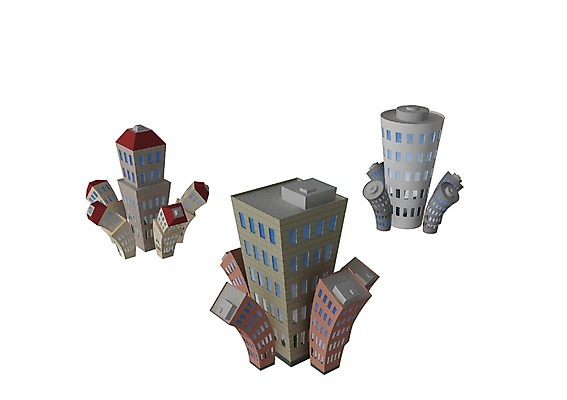 PSD 편집이미지 건축물 현대건축 건축 빌딩 사람없음 건물 그래픽 3D소스 3D 입체 편집소스 편집3D 디지털합성 파일형식