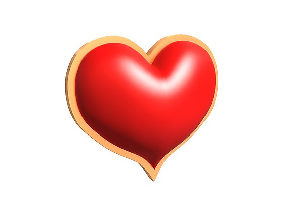 PSD 편집이미지 컬러 사랑 사람없음 그래픽 빨간색 3D소스 3D 하트 입체 하트풍선 풍선 편집소스 편집3D 모양 감정 디지털합성 파일형식