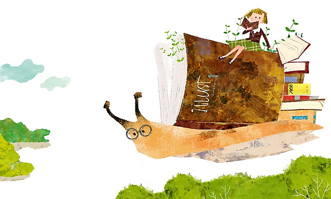 전신 PSD 식물 동물 구름 여자 여유 어린이 일러스트 연체동물 한명 미소 웃음 사람 앉기 소녀 책 독서 새싹 달팽이 북페스티벌 여자만 여자한명만 어린이만 소녀만 소녀한명만 국내일러스트 자연요소 1 감정 모션 무척추동물 표정 축제 파일형식