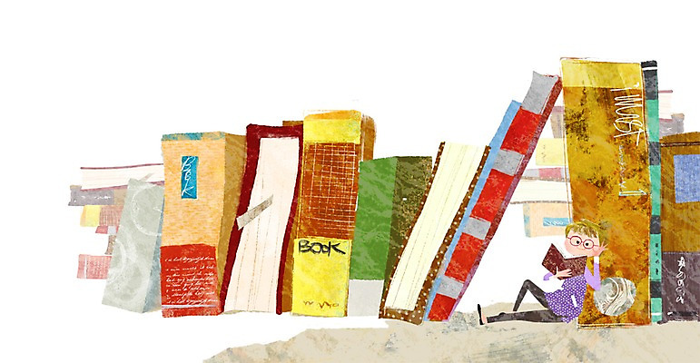 전신 PSD 여자 여유 어린이 일러스트 한명 미소 웃음 사람 앉기 소녀 책 독서 북페스티벌 여자만 여자한명만 어린이만 소녀만 소녀한명만 국내일러스트 1 감정 모션 표정 축제 파일형식