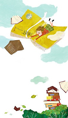 전신 PSD 식물 구름 여자 여유 어린이 엎드리기 일러스트 하늘 한명 미소 웃음 사람 소녀 책 눕기 독서 풀 북페스티벌 여자만 여자한명만 어린이만 소녀만 소녀한명만 국내일러스트 자연요소 1 감정 모션 표정 축제 파일형식