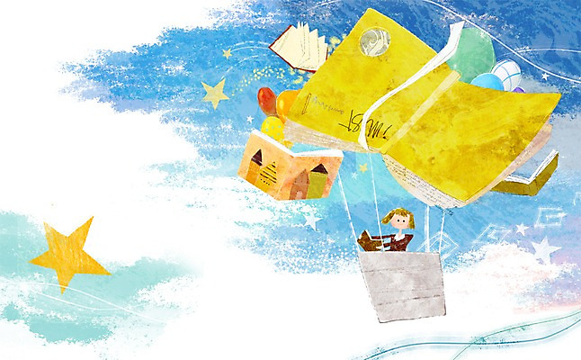 PSD 여자 별 여유 어린이 일러스트 하늘 한명 서기 미소 웃음 사람 소녀 상반신 책 독서 기구 열기구 풍선 북페스티벌 여자만 여자한명만 어린이만 소녀만 소녀한명만 국내일러스트 자연요소 1 감정 항공교통 모션 표정 축제 파일형식