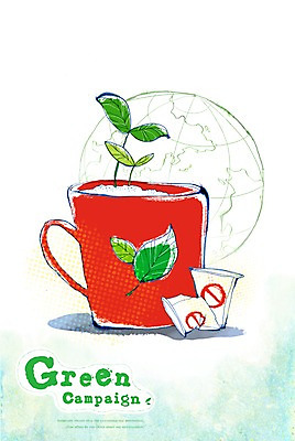 PSD 식물 지구 캠페인 일러스트 잔 사람없음 컵 새싹 자연보호 환경 그린캠페인 보호 환경보전 에코 친환경 국내일러스트 식기 컨셉 자연 사회이슈 파일형식